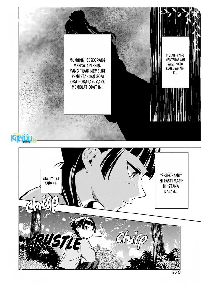 Kusuriya no Hitorigoto Chapter 55 Bahasa Indonesia