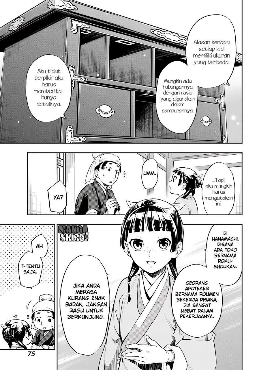 Kusuriya no Hitorigoto Chapter 26 Bahasa Indonesia