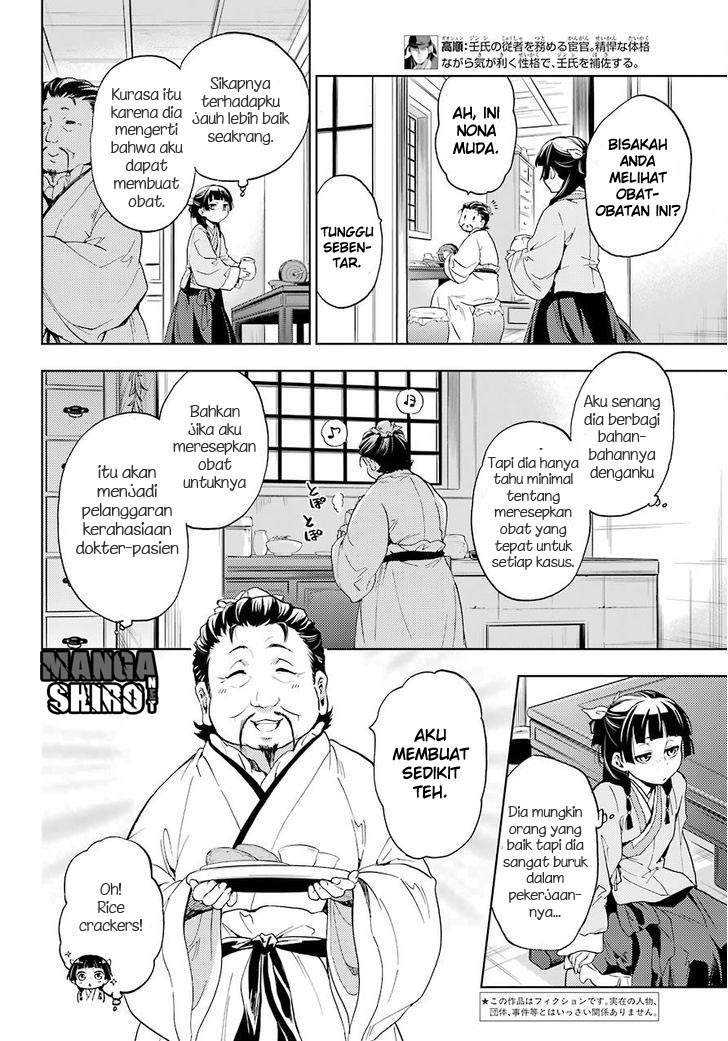 Kusuriya no Hitorigoto Chapter 04 Bahasa Indonesia