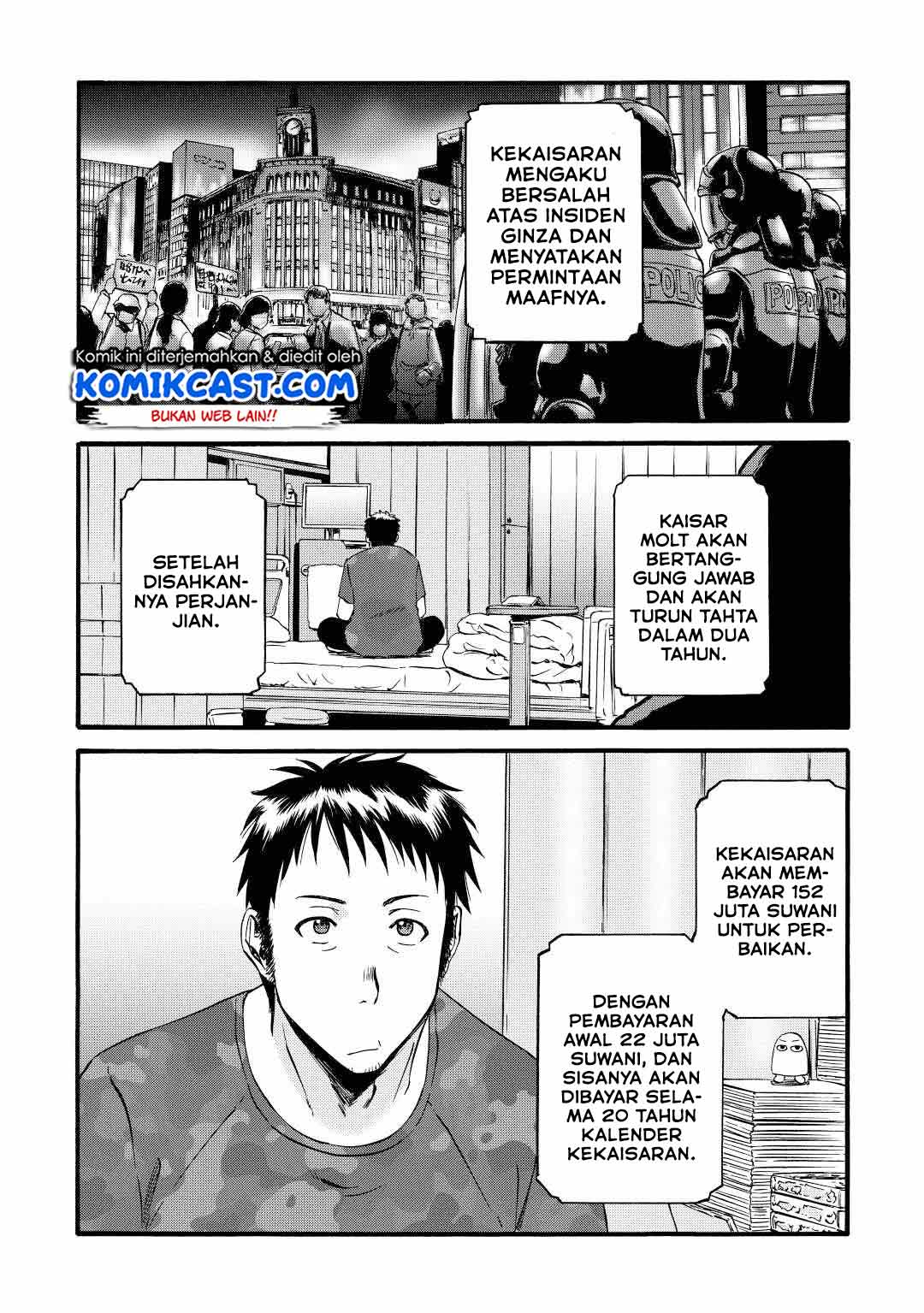 Gate – Jietai Kare no Chi nite, Kaku Tatakeri Chapter 112 Bahasa Indonesia