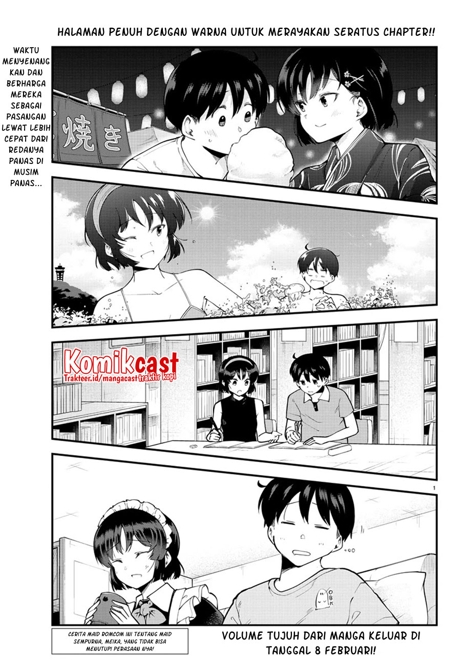 Meika-san Can’t Conceal Her Emotions Chapter 100 Bahasa Indonesia