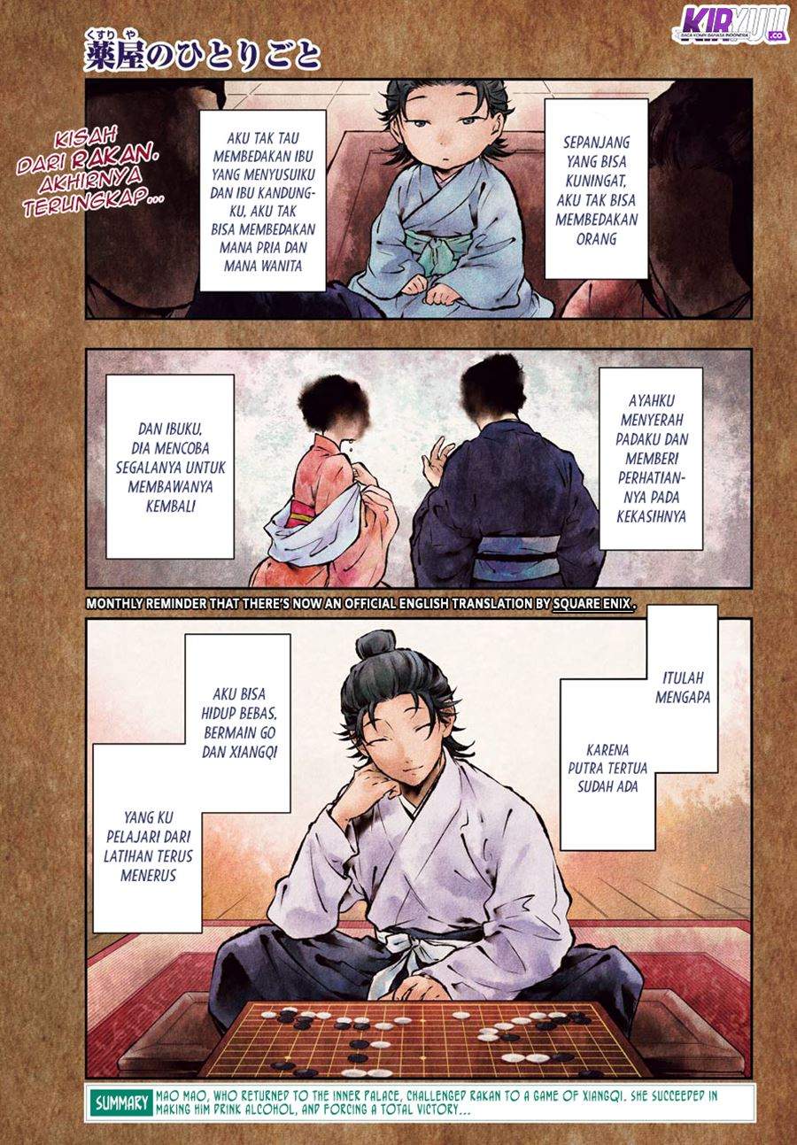 Kusuriya no Hitorigoto Chapter 37 Bahasa Indonesia