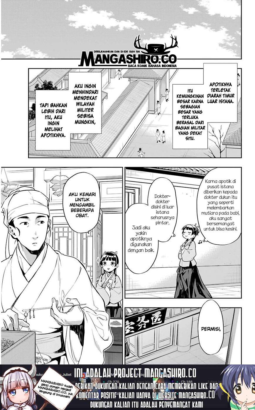 Kusuriya no Hitorigoto Chapter 30 Bahasa Indonesia