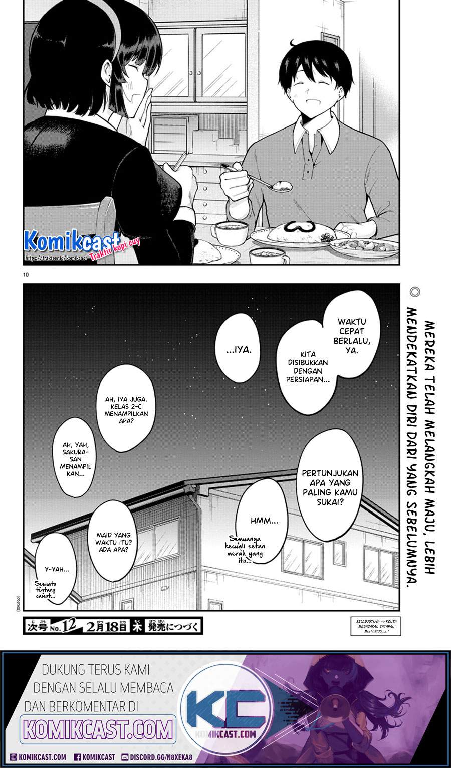 Meika-san Can’t Conceal Her Emotions Chapter 53 Bahasa Indonesia