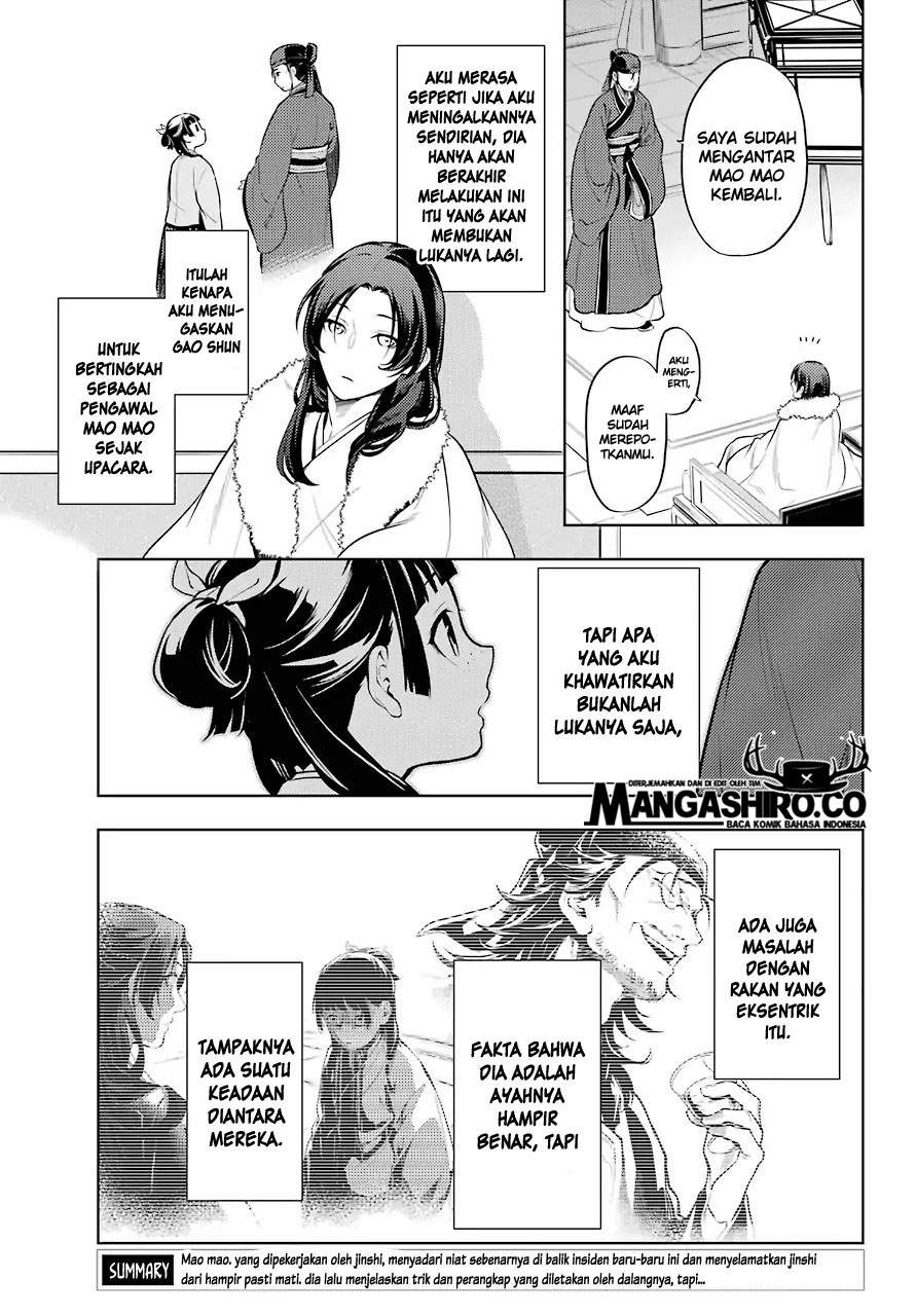 Kusuriya no Hitorigoto Chapter 34 Bahasa Indonesia