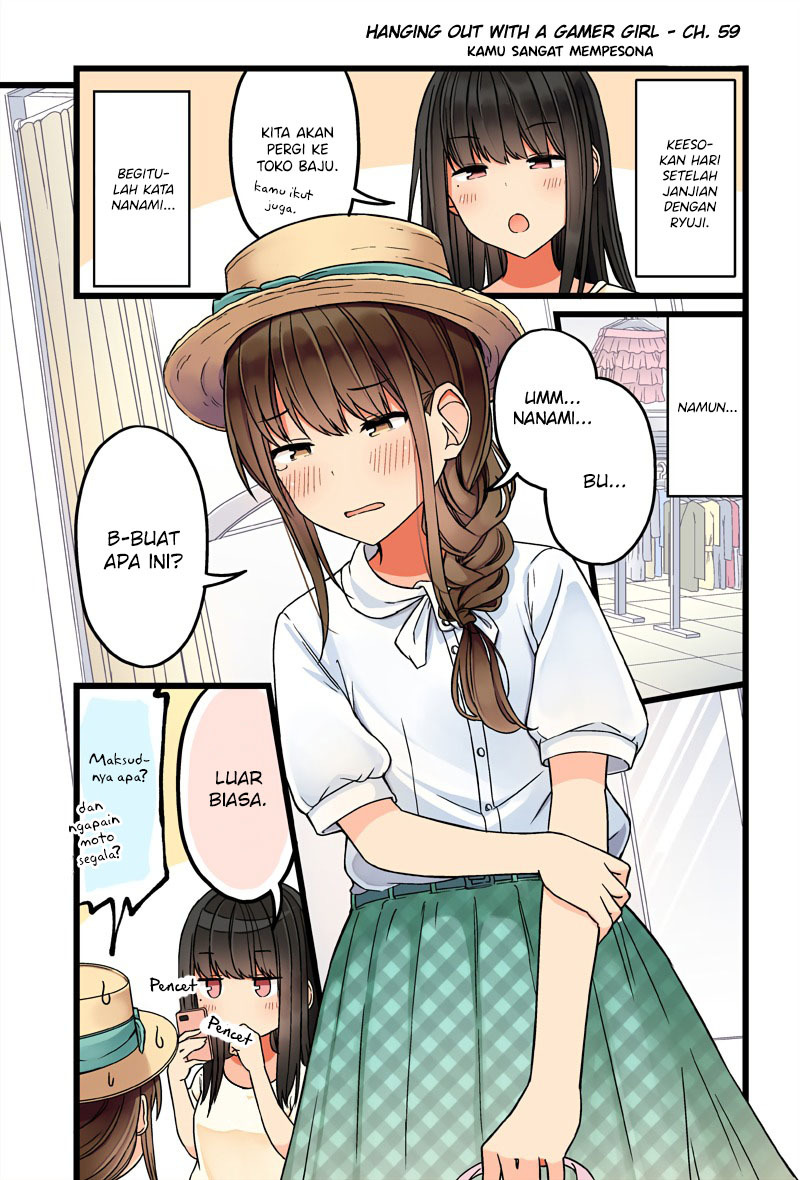 Hanging Out with a Gamer Girl Chapter 59 Bahasa Indonesia