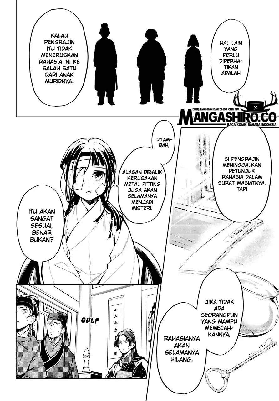 Kusuriya no Hitorigoto Chapter 33 Bahasa Indonesia