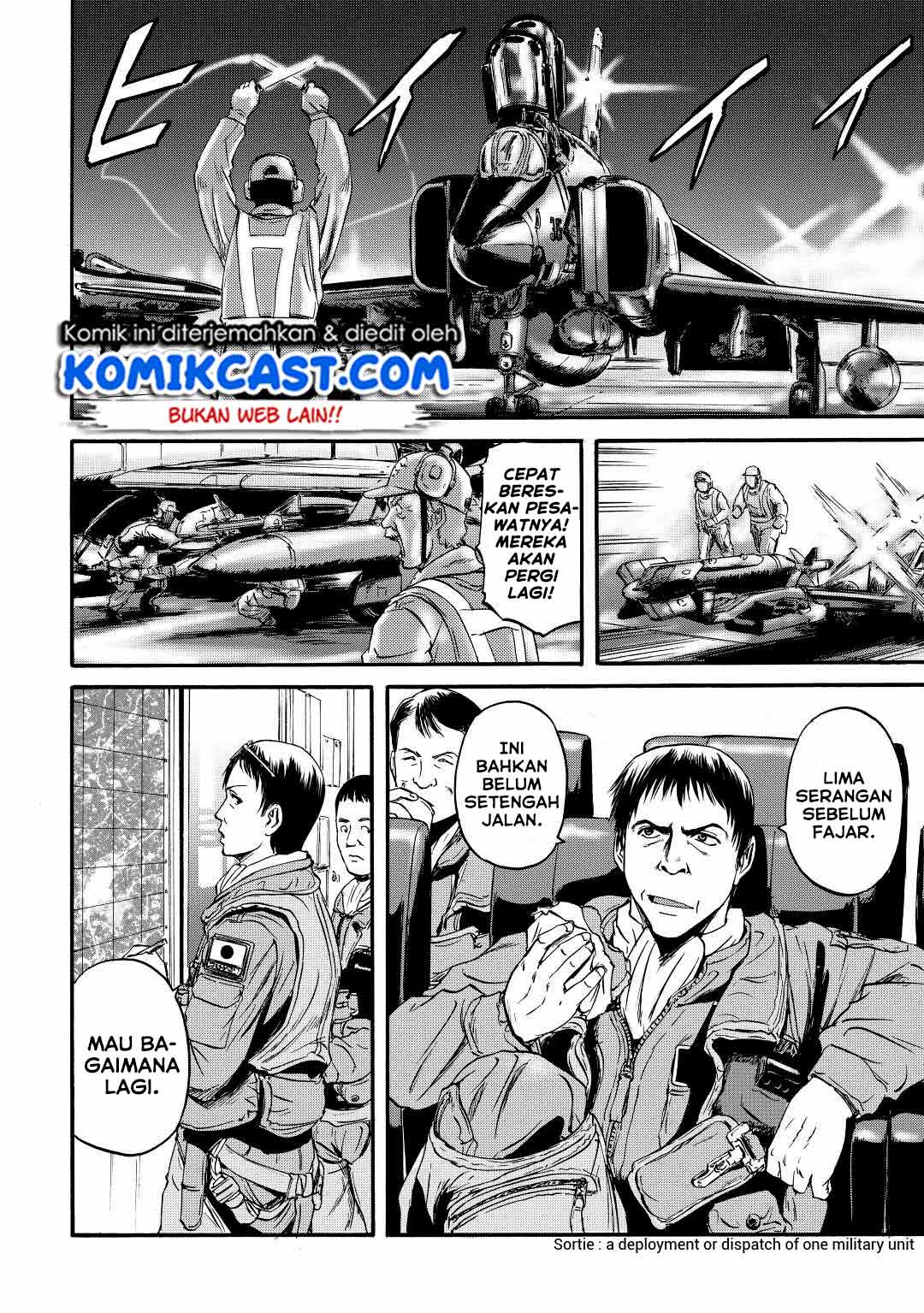 Gate – Jietai Kare no Chi nite, Kaku Tatakeri Chapter 115 Bahasa Indonesia