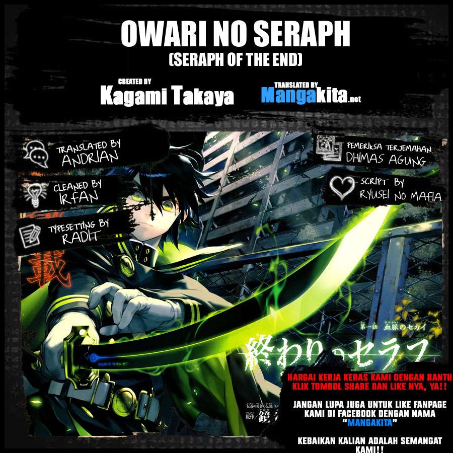 Owari no Seraph Chapter 28 Bahasa Indonesia