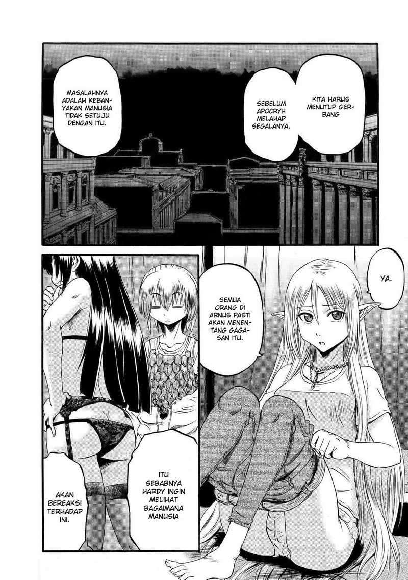 Gate – Jietai Kare no Chi nite, Kaku Tatakeri Chapter 95 Bahasa Indonesia