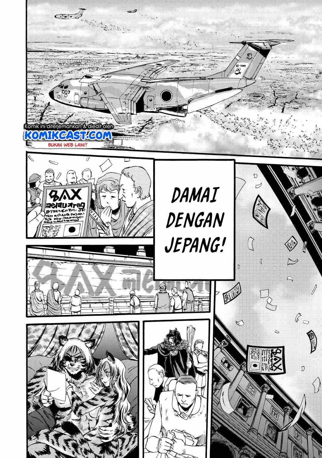 Gate – Jietai Kare no Chi nite, Kaku Tatakeri Chapter 112 Bahasa Indonesia