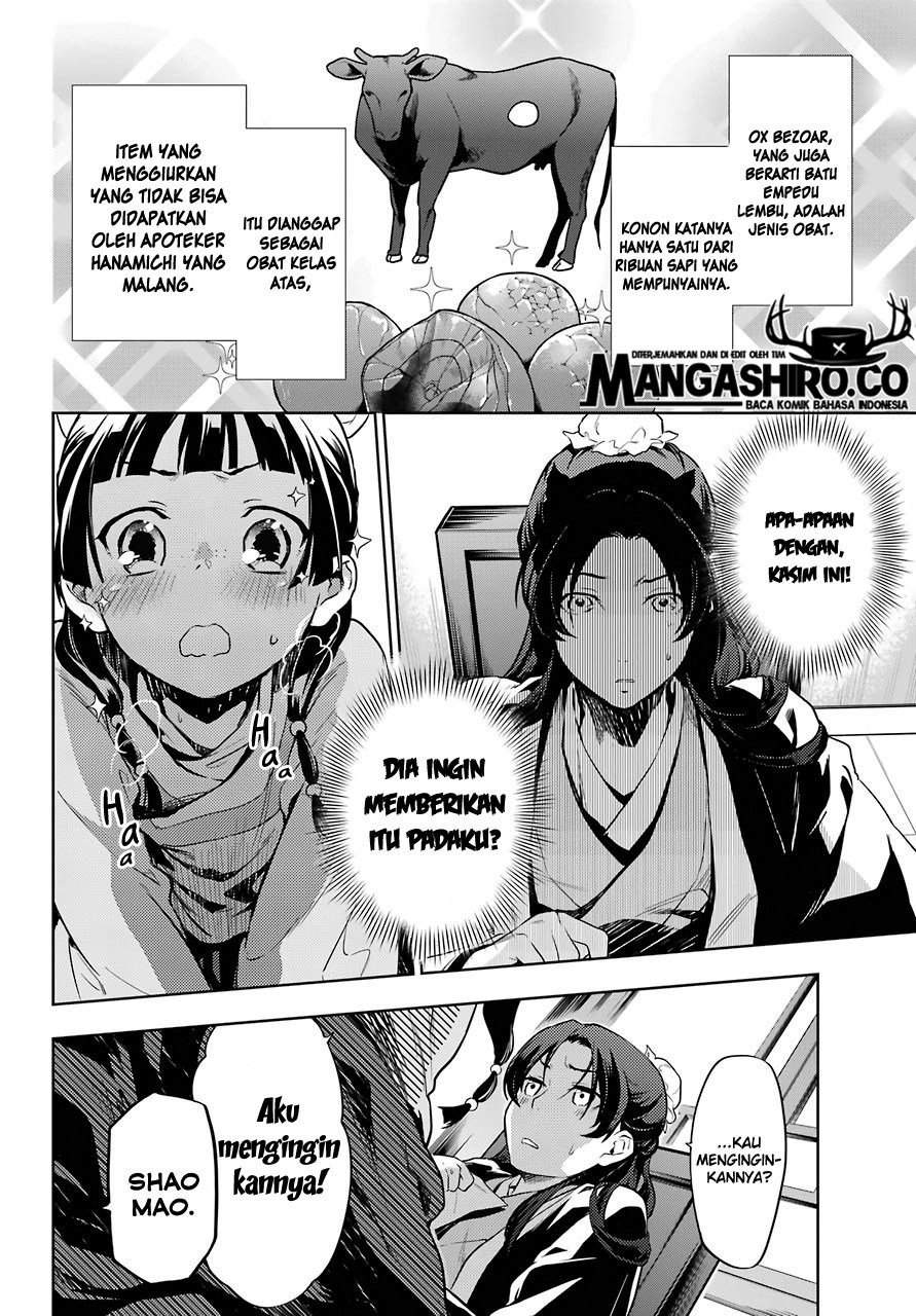 Kusuriya no Hitorigoto Chapter 31 Bahasa Indonesia