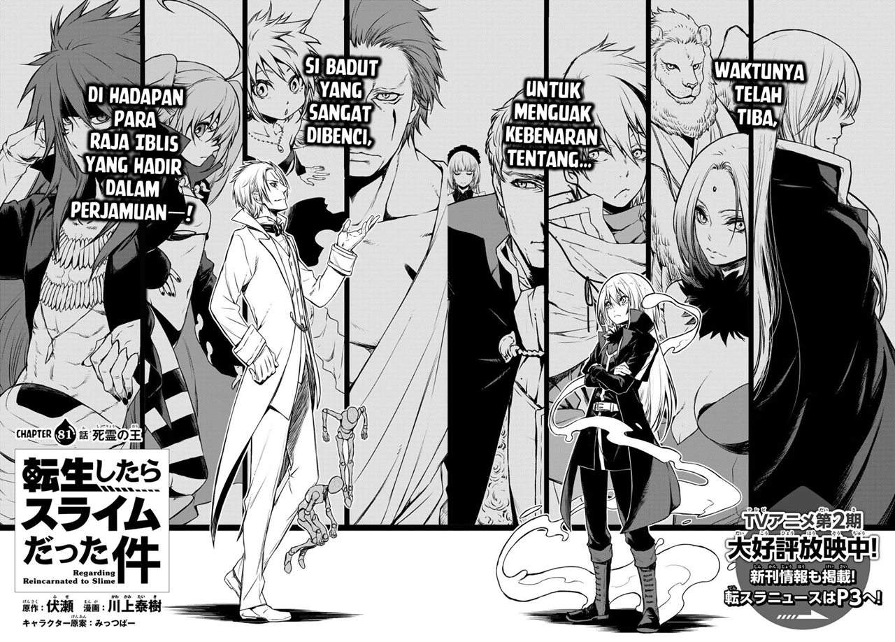 Tensei Shitara Slime Datta Ken Chapter 81 Bahasa Indonesia