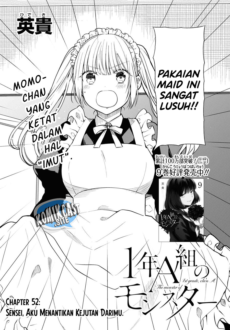 1-nen A-gumi no Monster Chapter 52 Bahasa Indonesia