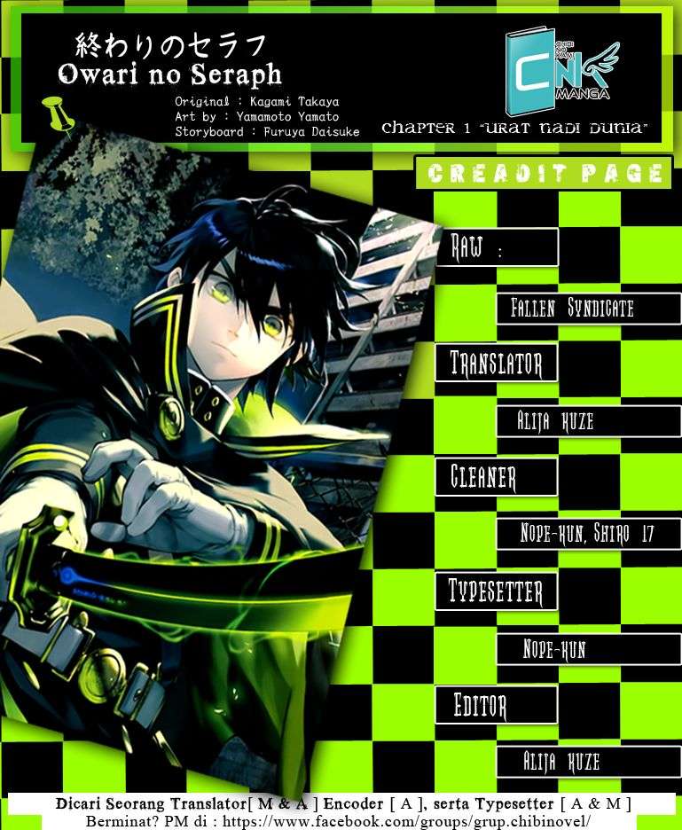 Owari no Seraph Chapter 2 Bahasa Indonesia