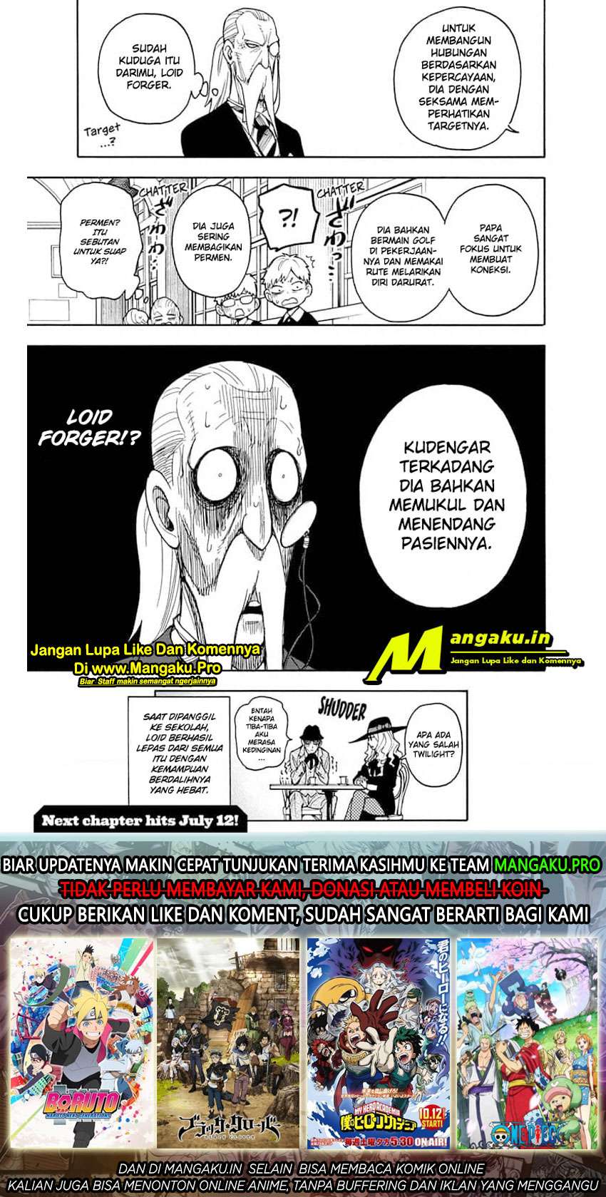 Spy X Family Chapter 29 Bahasa Indonesia
