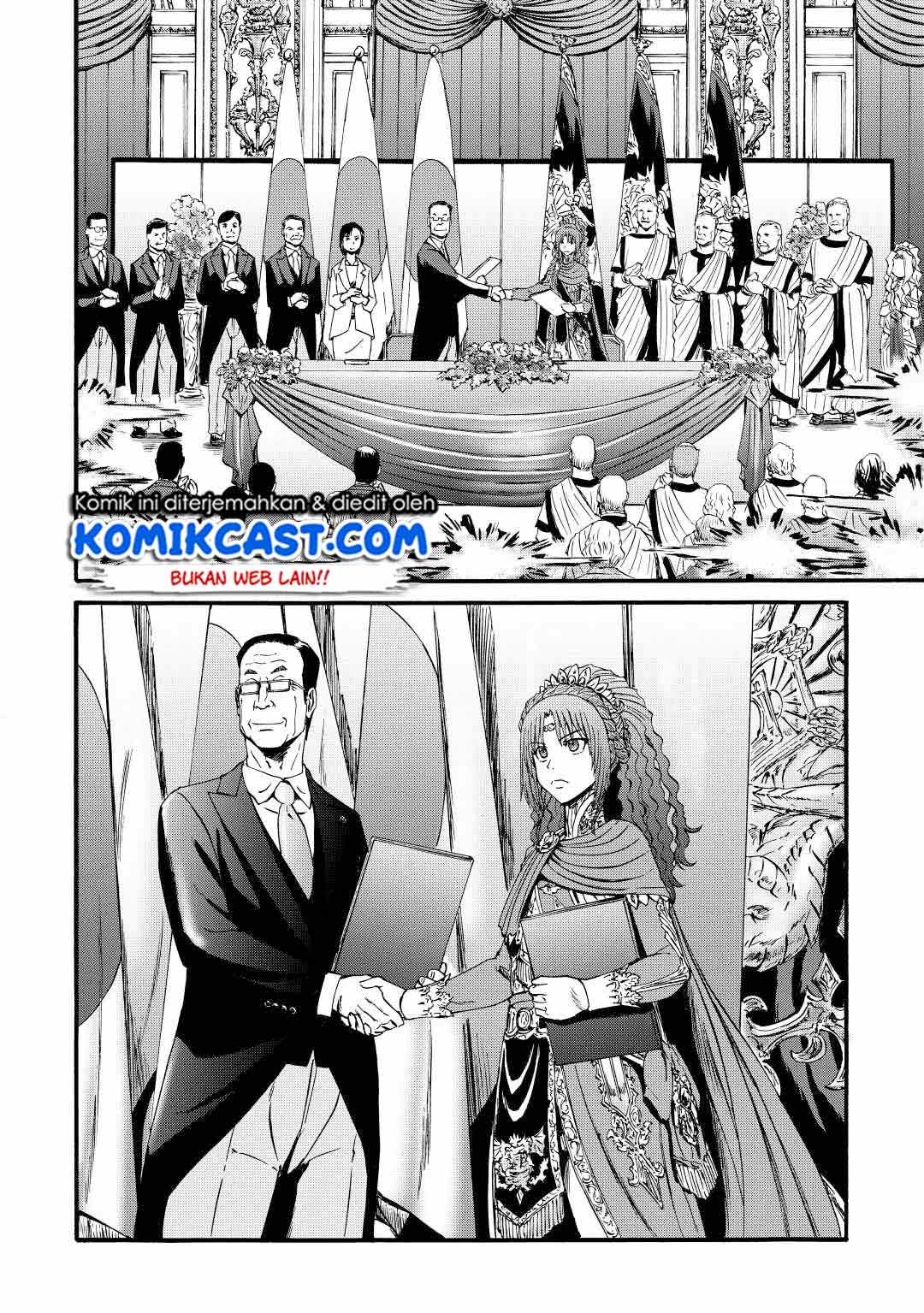 Gate – Jietai Kare no Chi nite, Kaku Tatakeri Chapter 112 Bahasa Indonesia