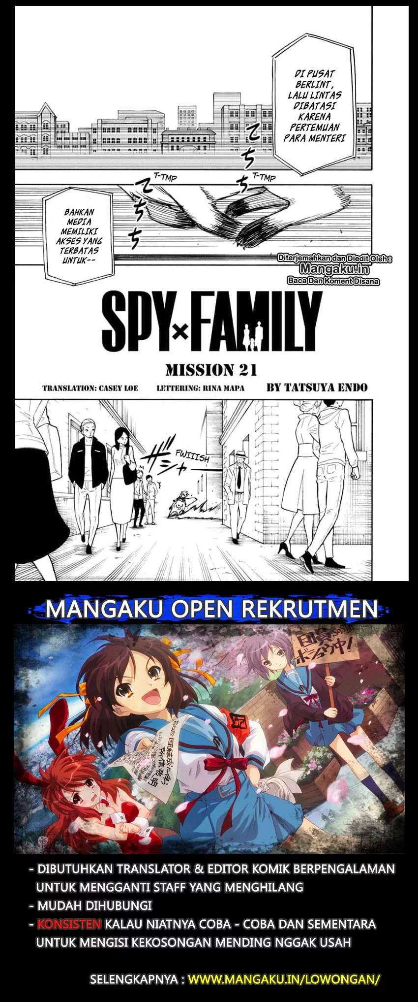 Spy X Family Chapter 21 Bahasa Indonesia