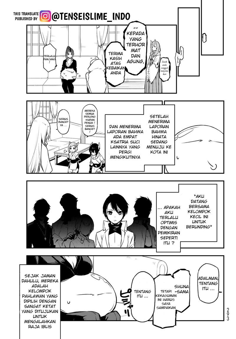 Tensei Shitara Slime Datta Ken Chapter 91 Bahasa Indonesia