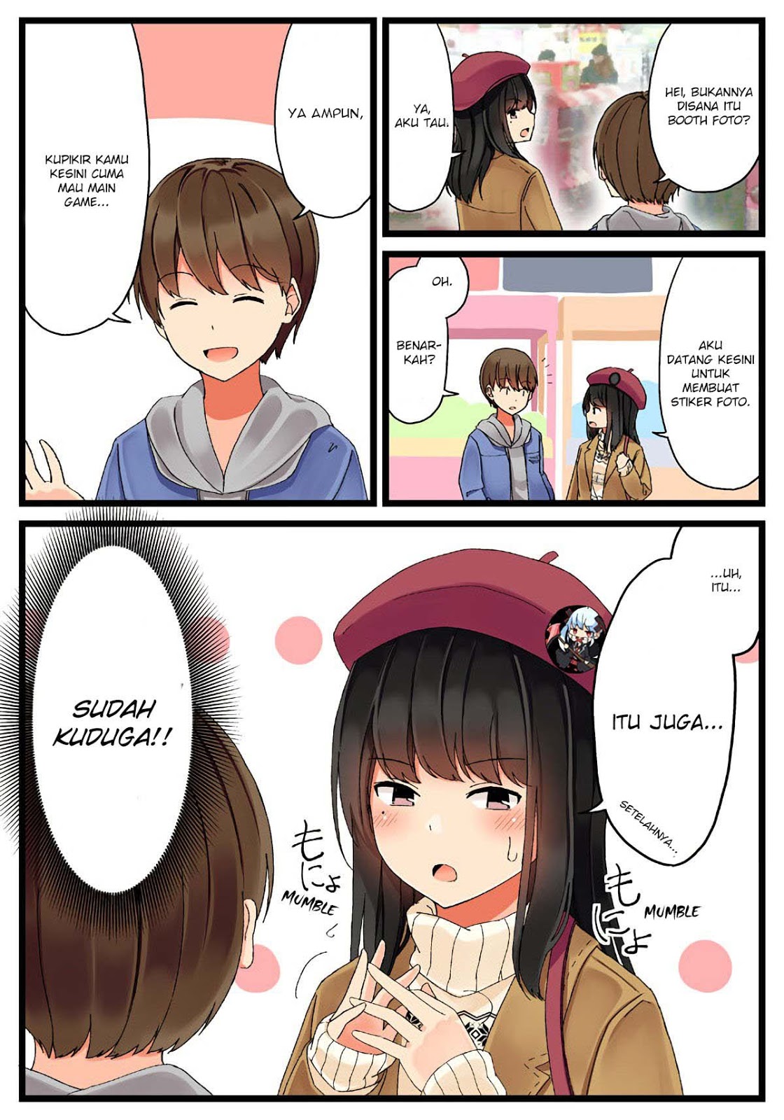 Hanging Out with a Gamer Girl Chapter 02 Bahasa Indonesia