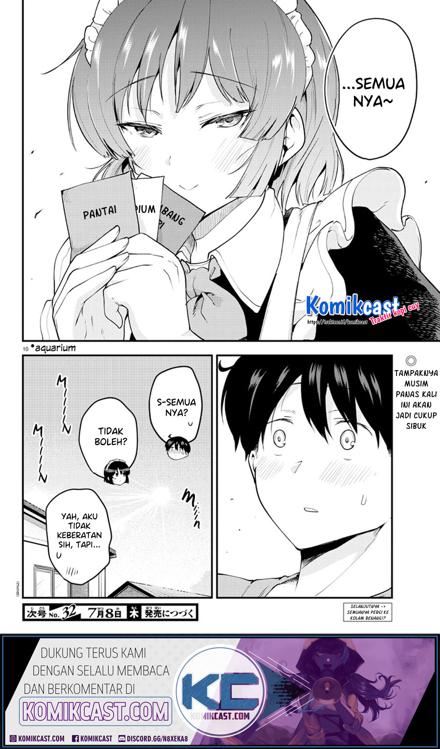 Meika-san Can’t Conceal Her Emotions Chapter 72 Bahasa Indonesia