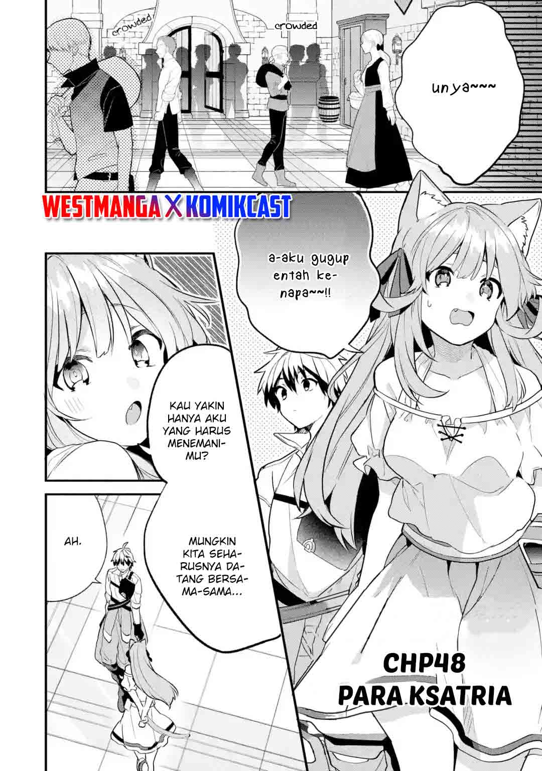 Yuusha Party wo Tsuihou Sareta Beast Tamer Saikyou Shuzoku Nekomimi Shojo to Deau Chapter 48 Bahasa Indonesia