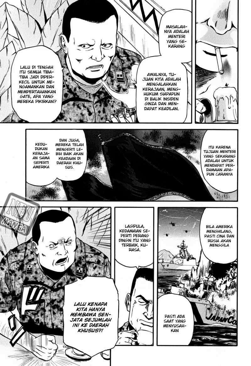 Gate – Jietai Kare no Chi nite, Kaku Tatakeri Chapter 28 Bahasa Indonesia