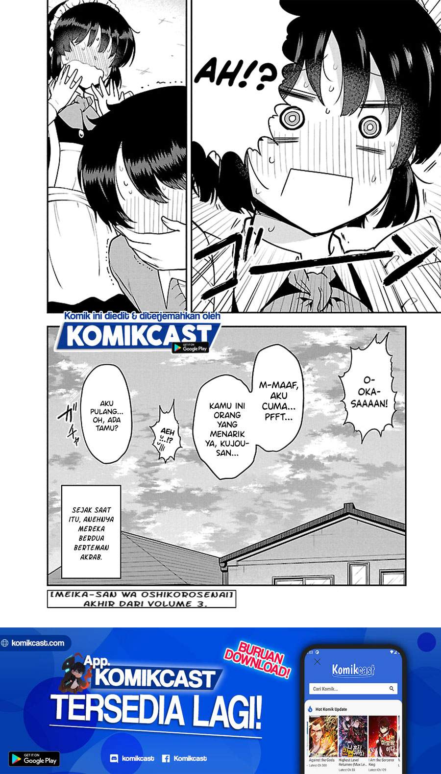 Meika-san Can’t Conceal Her Emotions Chapter 37.5 Bahasa Indonesia