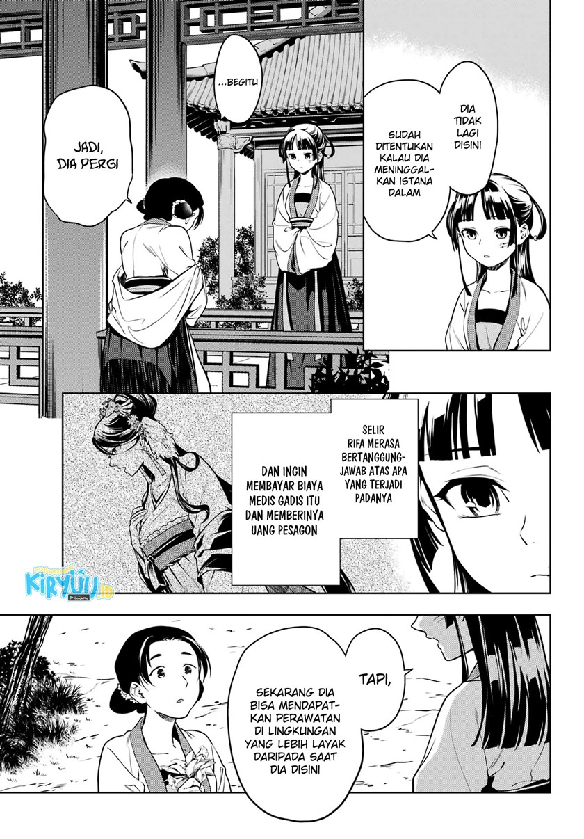 Kusuriya no Hitorigoto Chapter 52.2 Bahasa Indonesia