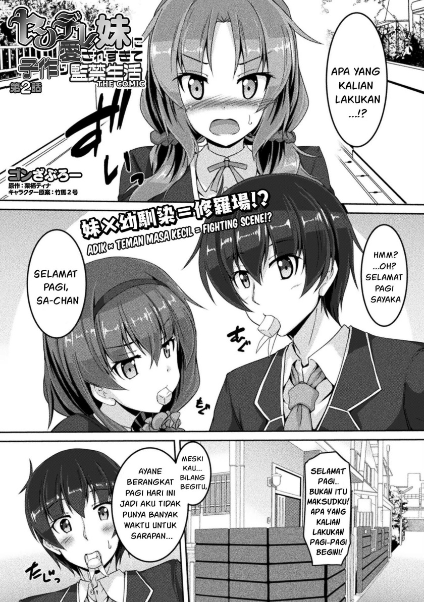 Yandere Imouto ni Aisaresugite Kozukuri Kankin Seikatsu Chapter 02 Bahasa Indonesia