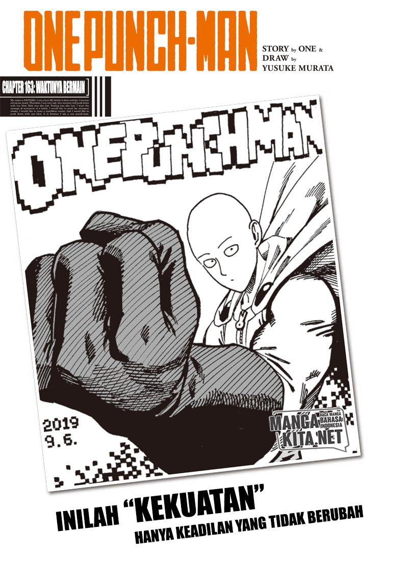 One Punch-Man Chapter 163 Bahasa Indonesia