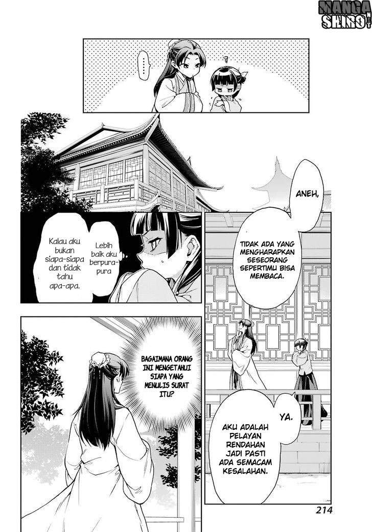 Kusuriya no Hitorigoto Chapter 01 Bahasa Indonesia