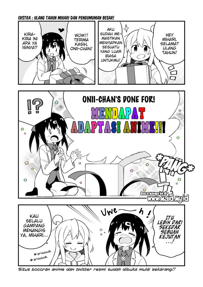 Onii-chan wa Oshimai Chapter 63 Bahasa Indonesia