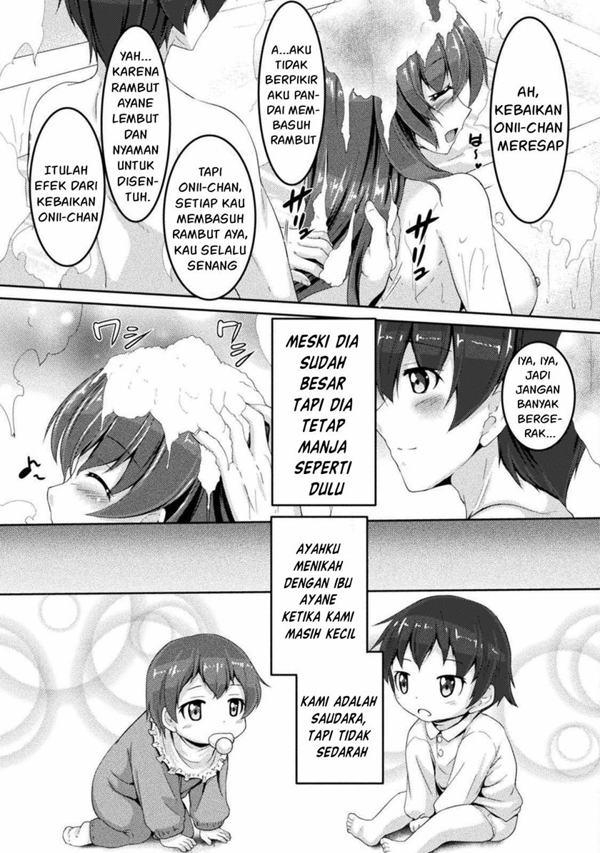 Yandere Imouto ni Aisaresugite Kozukuri Kankin Seikatsu Chapter 01 Bahasa Indonesia