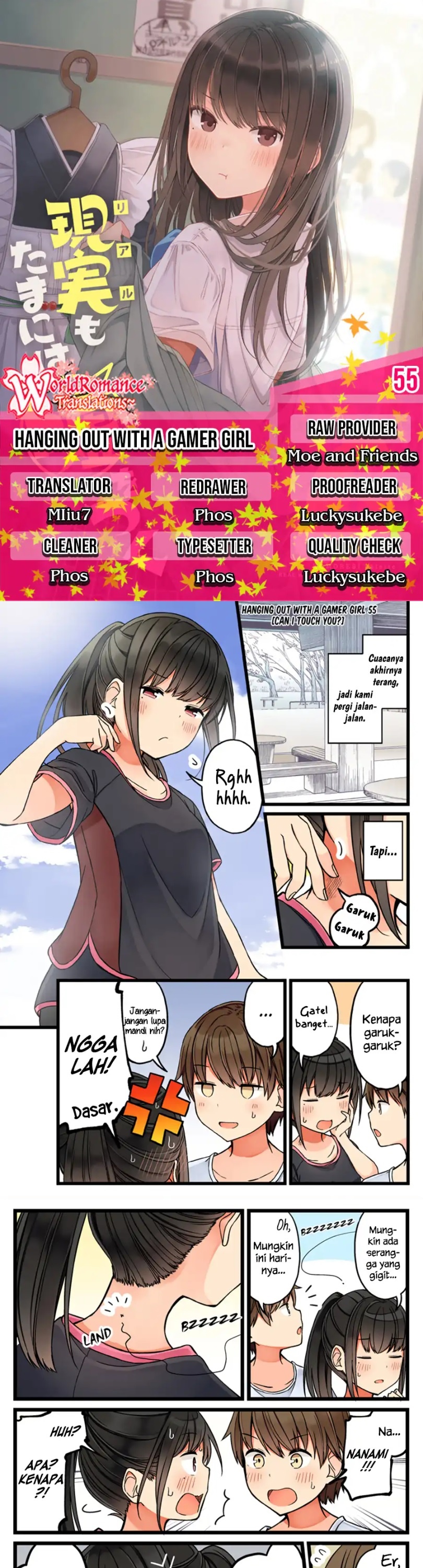 Hanging Out with a Gamer Girl Chapter 55 Bahasa Indonesia