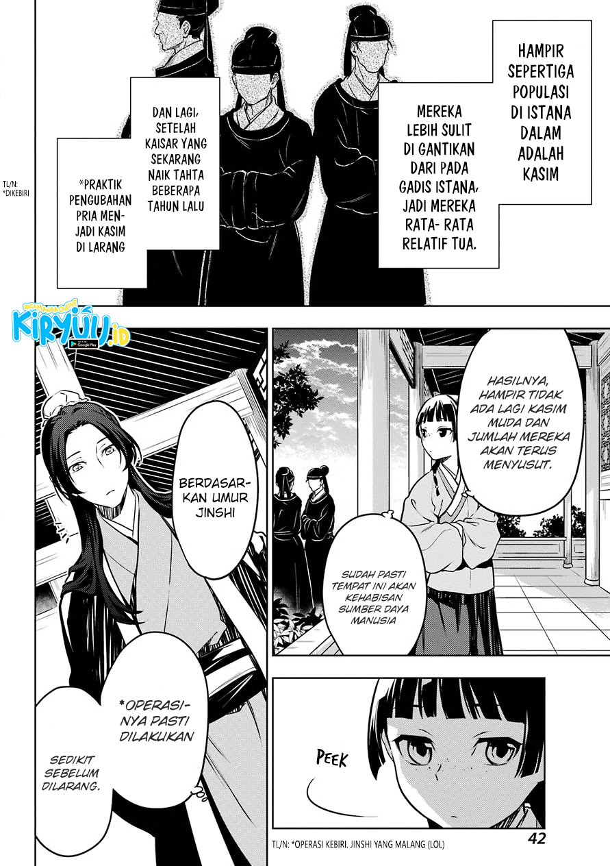 Kusuriya no Hitorigoto Chapter 49 Bahasa Indonesia