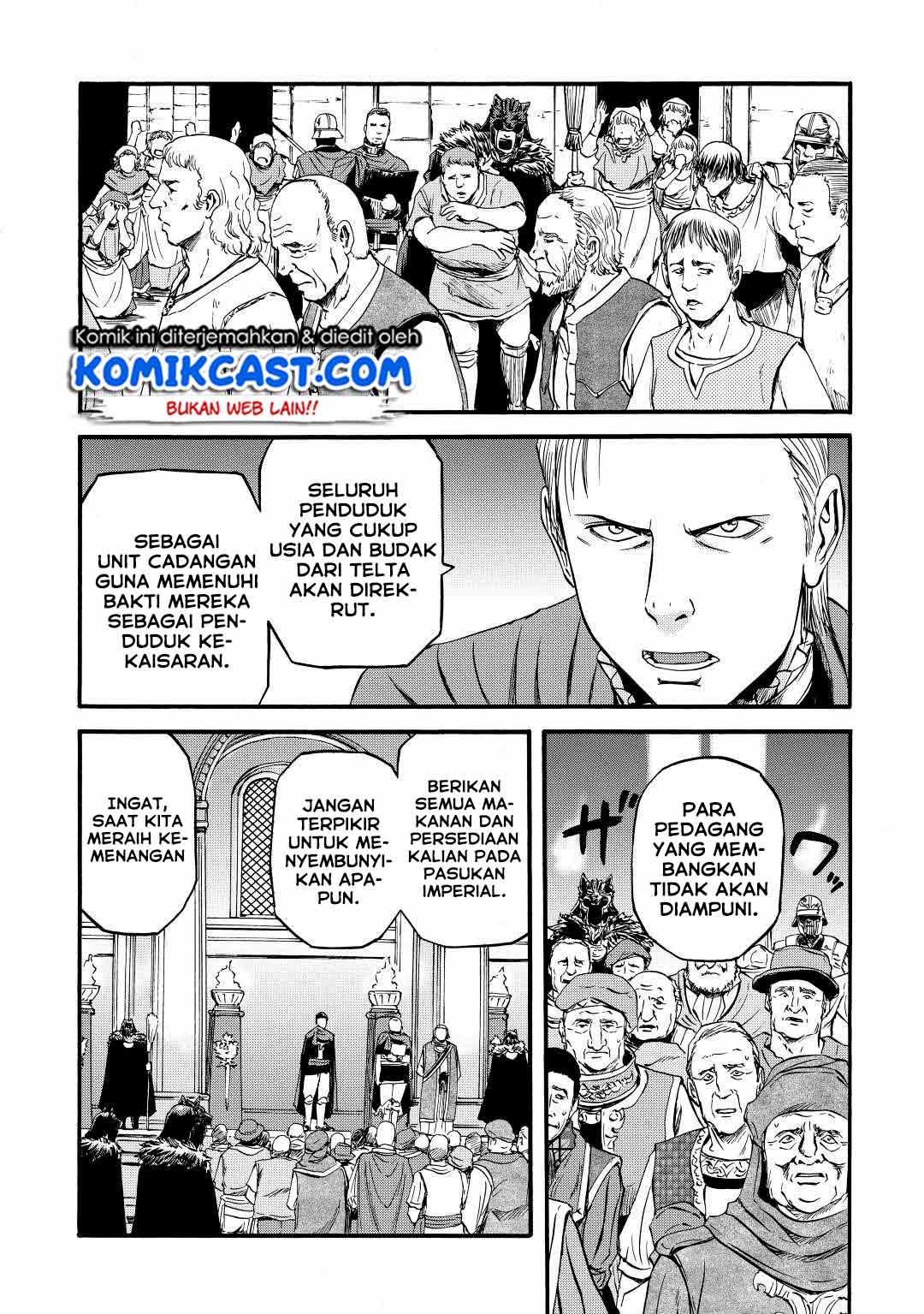 Gate – Jietai Kare no Chi nite, Kaku Tatakeri Chapter 114 Bahasa Indonesia