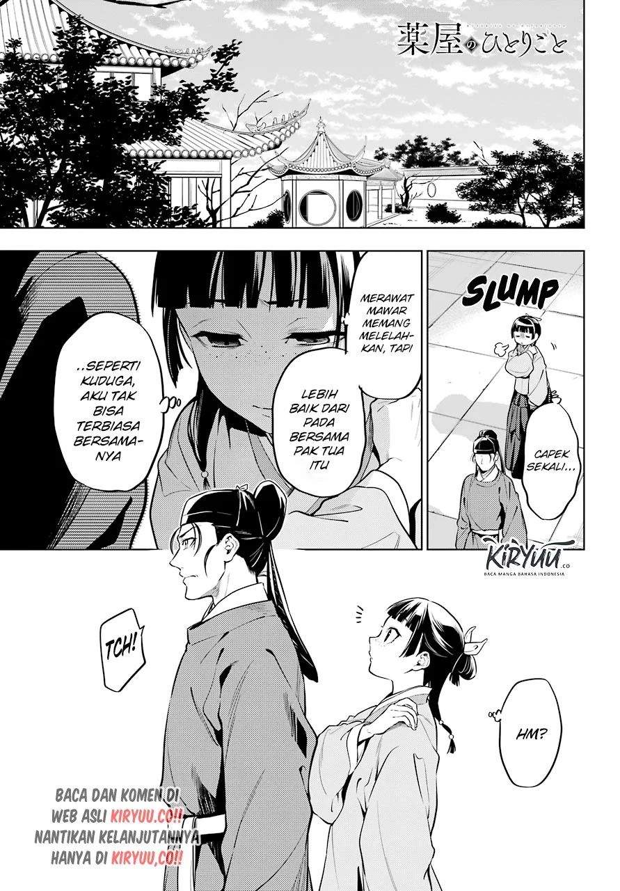 Kusuriya no Hitorigoto Chapter 39 Bahasa Indonesia