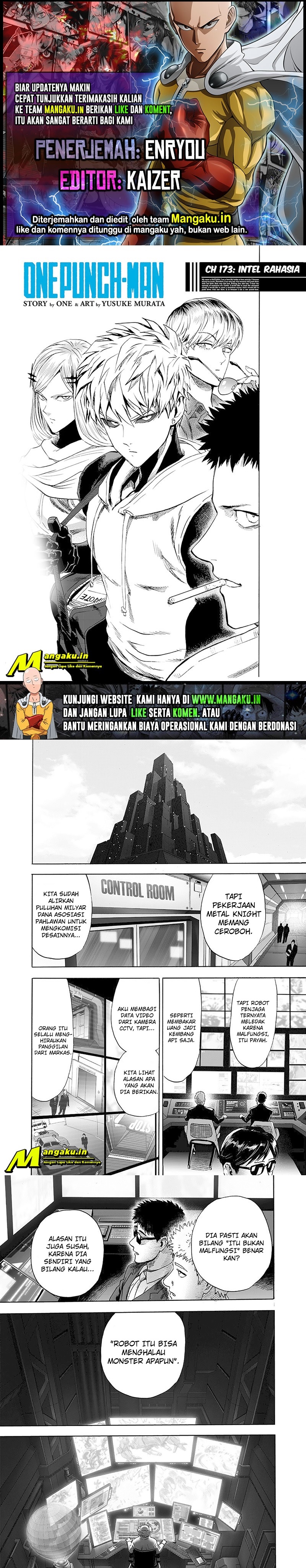 One Punch-Man Chapter 223.1 Bahasa Indonesia