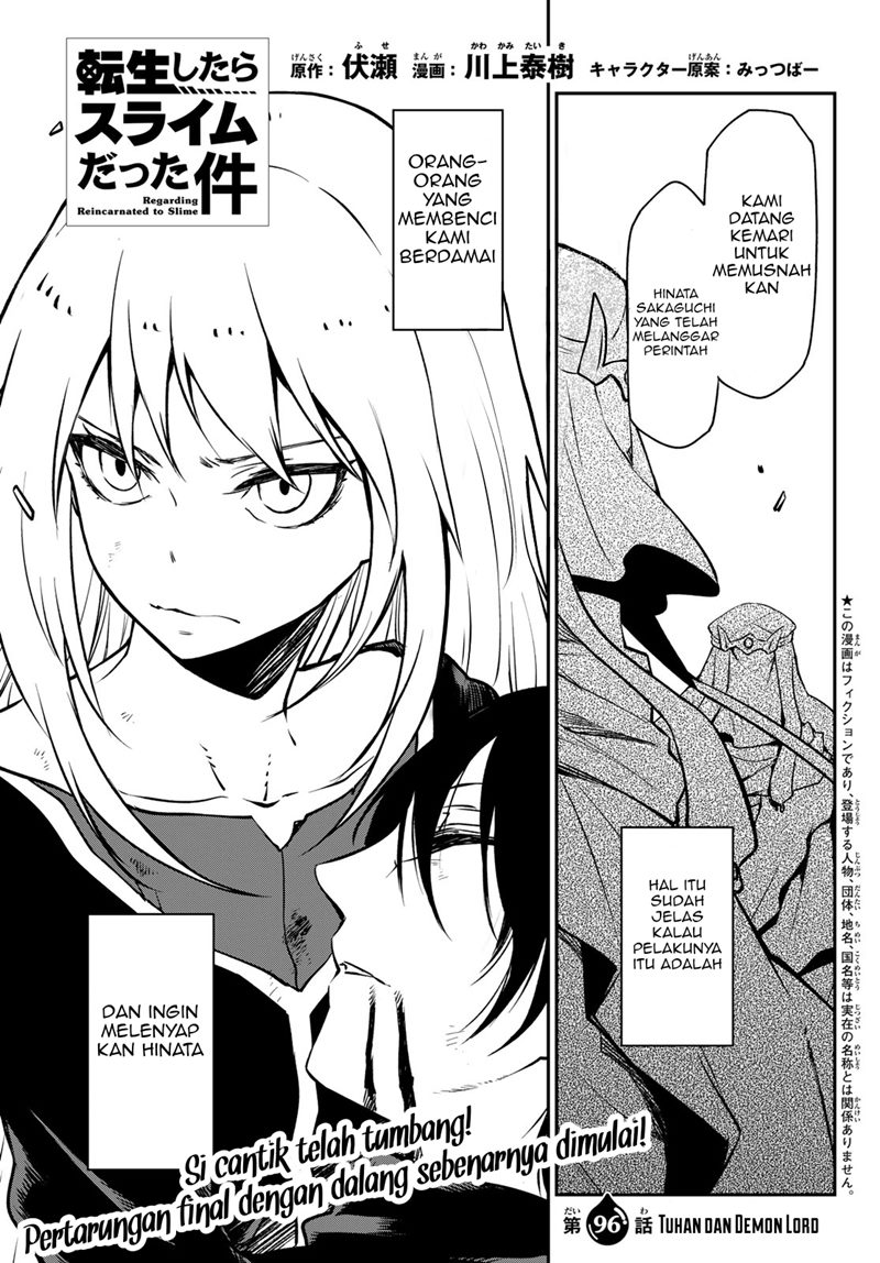 Tensei Shitara Slime Datta Ken Chapter 96 Bahasa Indonesia