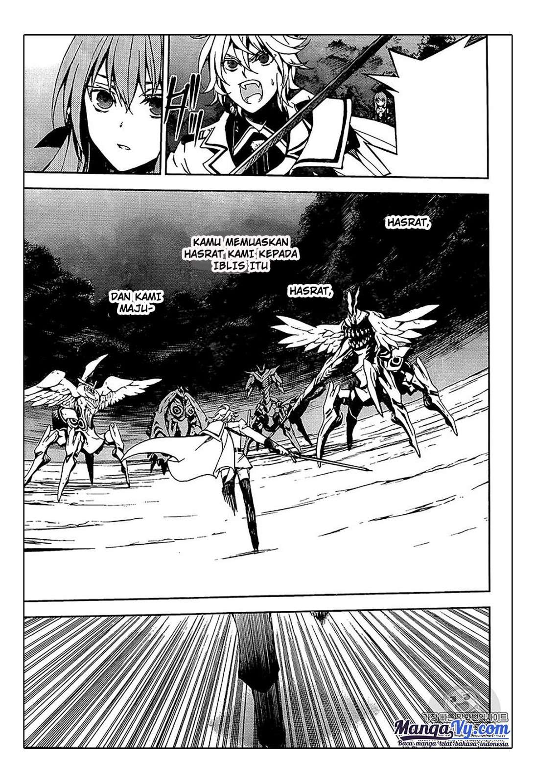 Owari no Seraph Chapter 67 Bahasa Indonesia