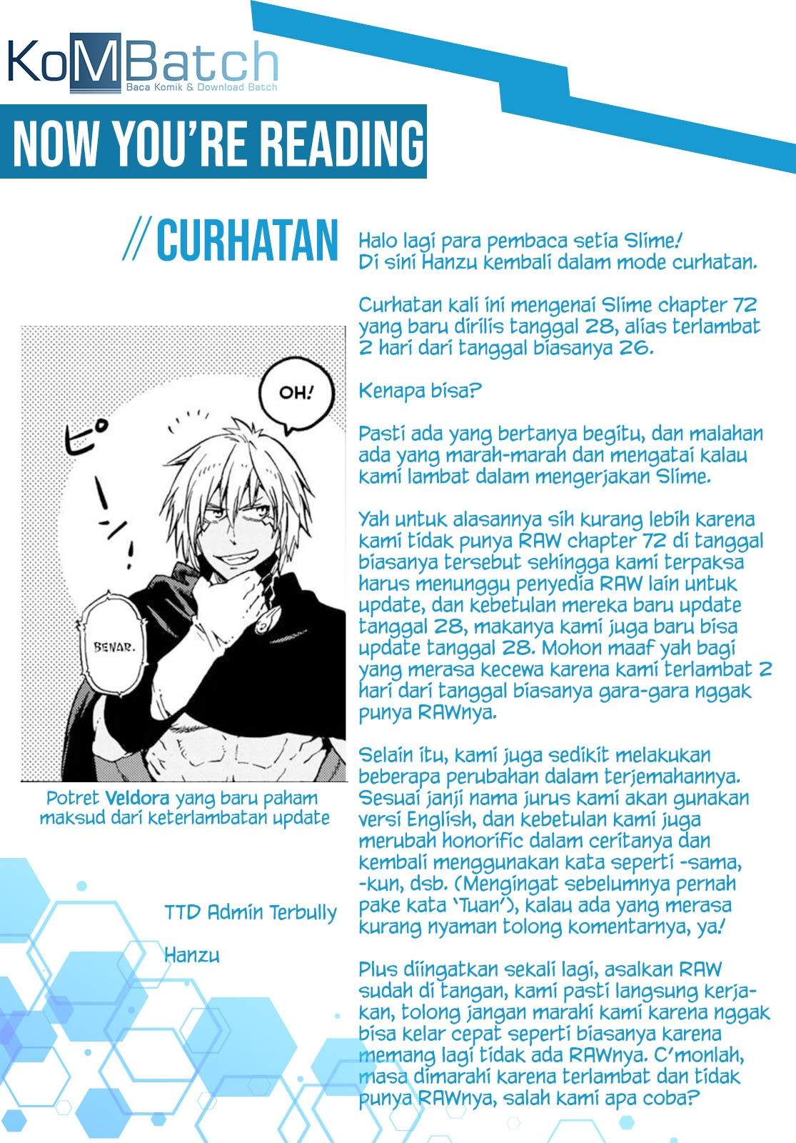 Tensei Shitara Slime Datta Ken Chapter 72 Bahasa Indonesia