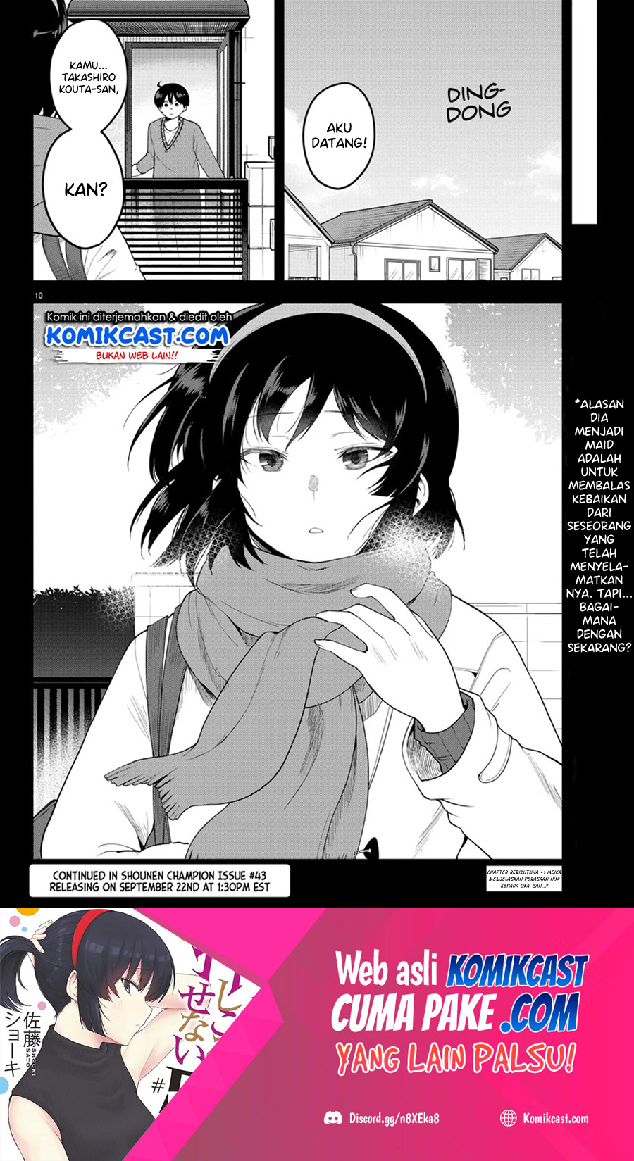 Meika-san Can’t Conceal Her Emotions Chapter 82 Bahasa Indonesia