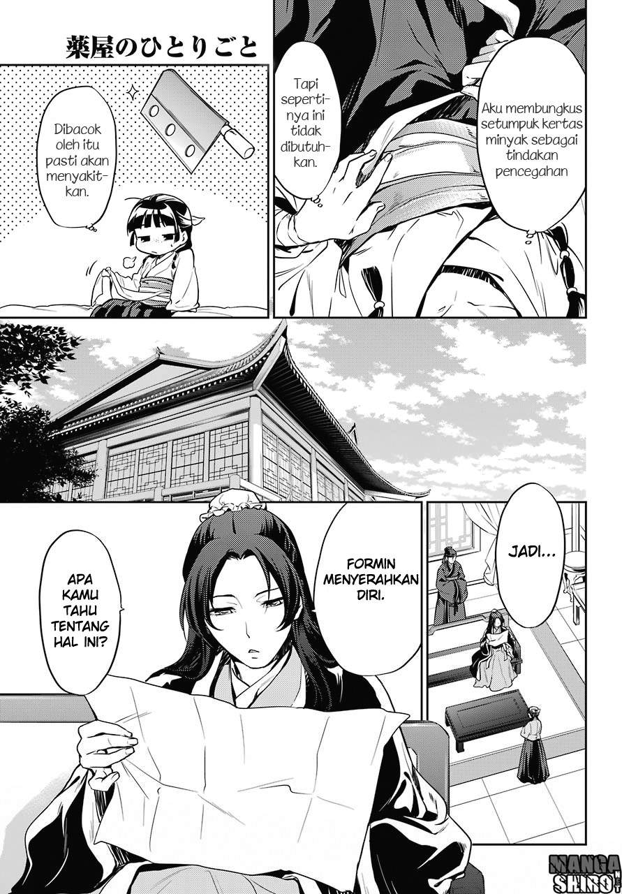 Kusuriya no Hitorigoto Chapter 17 Bahasa Indonesia