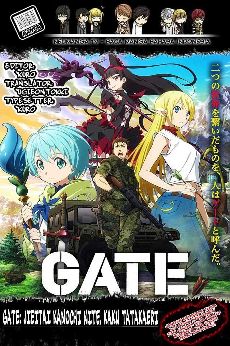 Gate – Jietai Kare no Chi nite, Kaku Tatakeri Chapter 83 Bahasa Indonesia