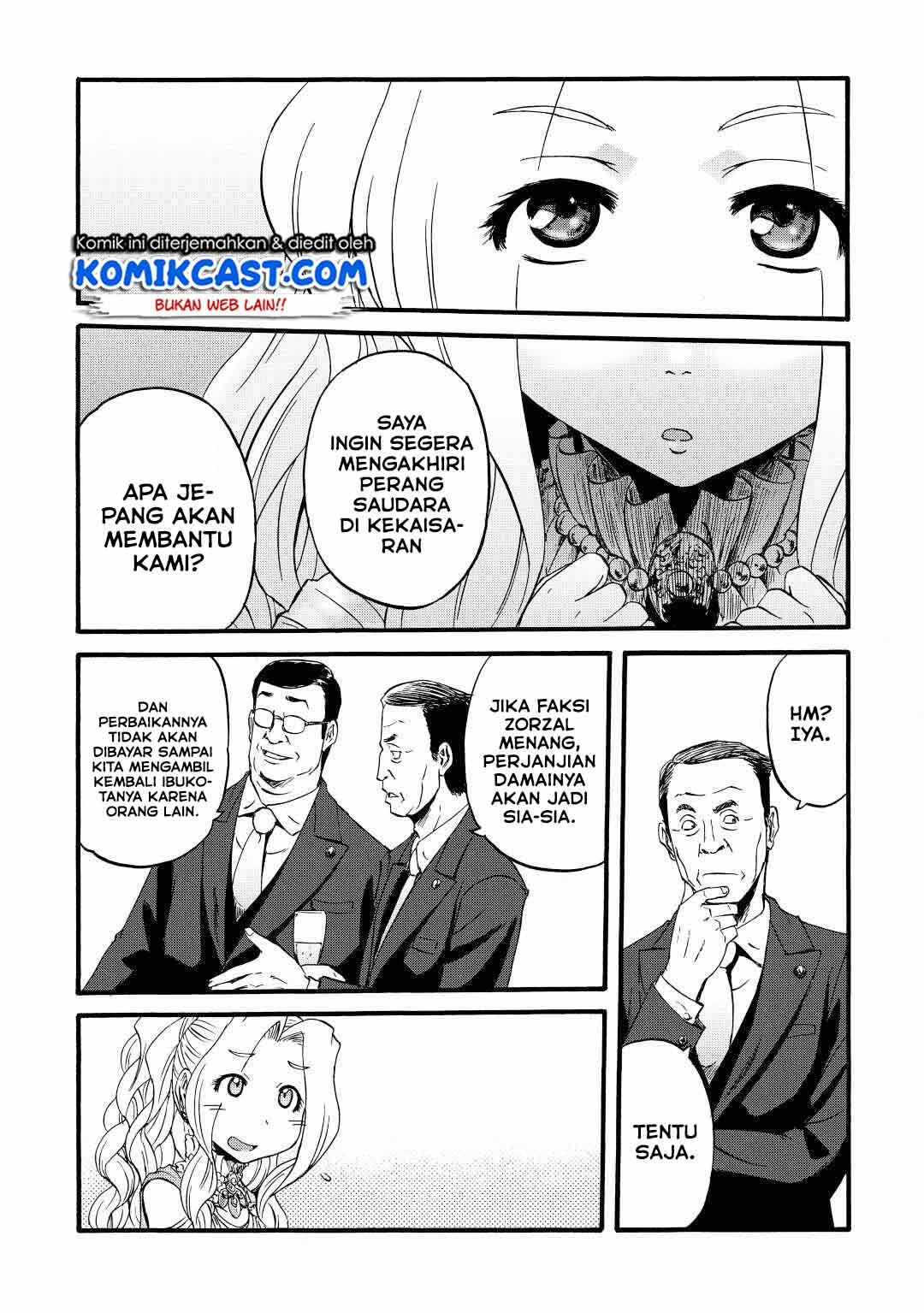 Gate – Jietai Kare no Chi nite, Kaku Tatakeri Chapter 112 Bahasa Indonesia