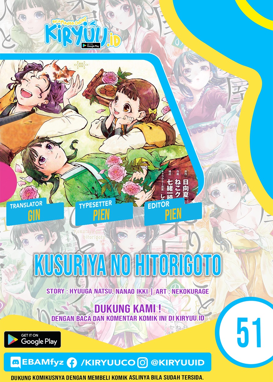 Kusuriya no Hitorigoto Chapter 51 Bahasa Indonesia