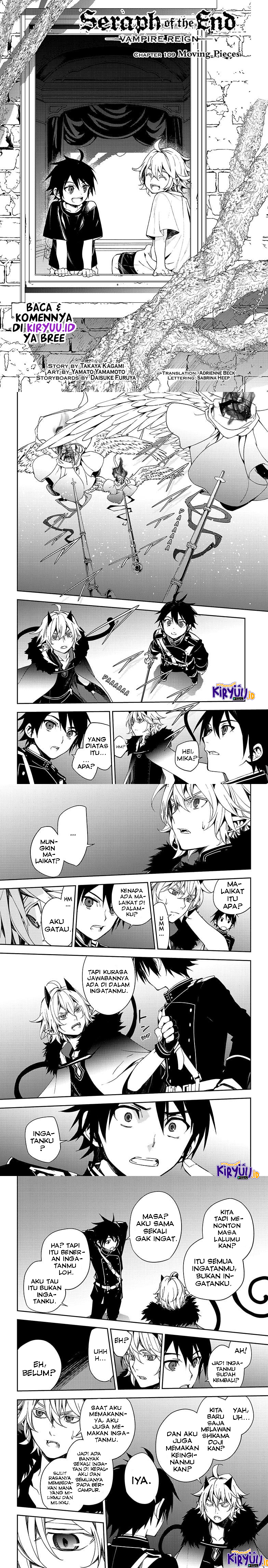 Owari no Seraph Chapter 109 Bahasa Indonesia