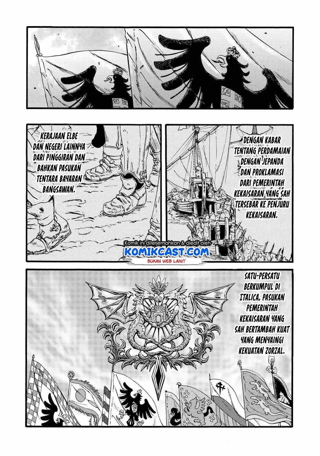 Gate – Jietai Kare no Chi nite, Kaku Tatakeri Chapter 112 Bahasa Indonesia