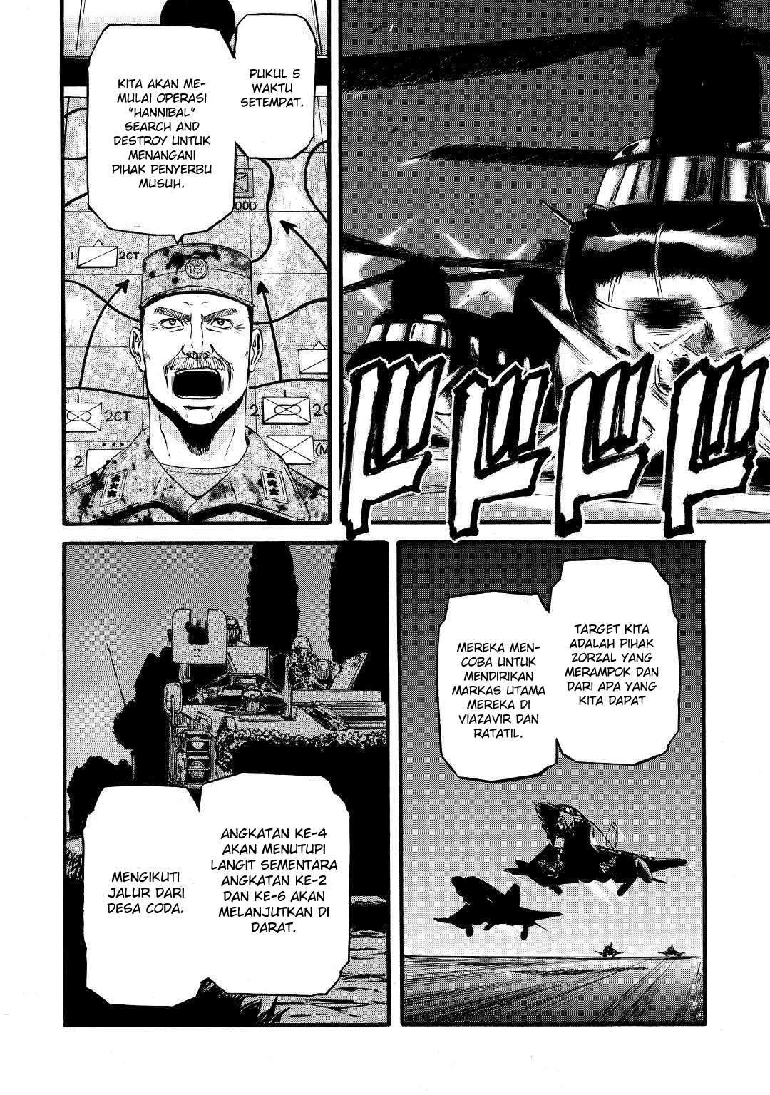 Gate – Jietai Kare no Chi nite, Kaku Tatakeri Chapter 86 Bahasa Indonesia